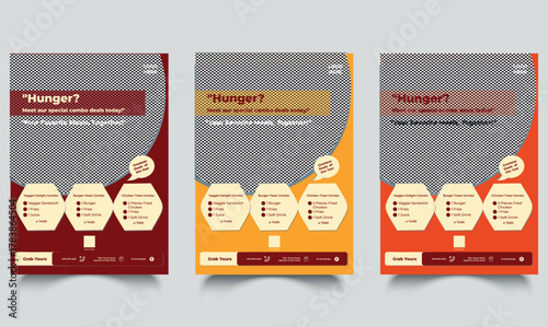 Package Food Flyer  Vector Template for Social Media Post or promotion