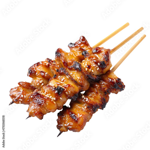 Teba Yakitori (Chicken wing skewers)
