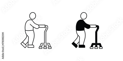 Task Completed set icon with white background vector stock illustration