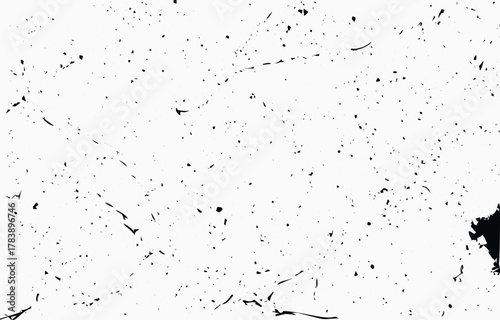 Grunge texture vector showcasing a blend of irregular patterns and dark highlights on a light background for a stylish design element