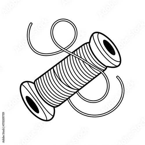 Yarn spool color line 