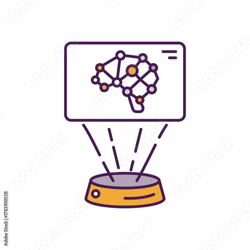 Deep Learning vector icon