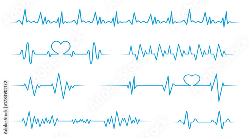 Heart beat. Heartbeat line heartbeat line icon, pulse icon.