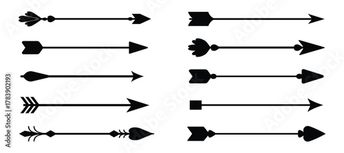 Arrow icon set. Arrows big black set icons. Arrow icon. Arrow vector collection.