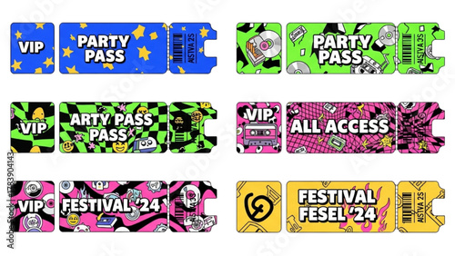 Festival VIP Party and All Access Passes Collection for Exciting Events