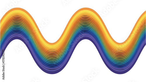 Abstract Wavy Pattern A Colorful and Dynamic Design Element for Creative Projects