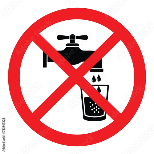 Non-potable water sign