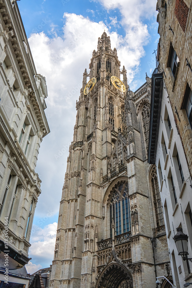 Obraz premium Cathedral of Our Lady in Antwerp. Belgium