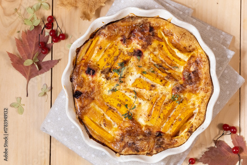 pumpkin and beetroot casserole