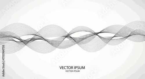 Abstract flowing lines create a modern and dynamic design, perfect for adding a touch of sophistication to any project with its elegant wave pattern