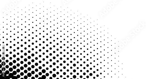 Dynamic halftone pattern fading elegantly, perfect for modern designs and layouts, adds a stylish touch with its scalable vector graphic origin