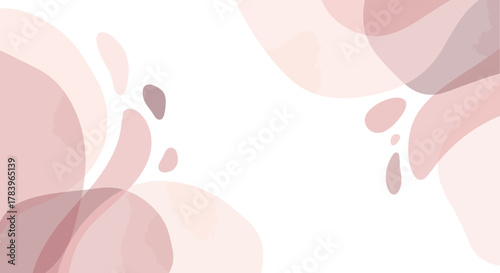 Elegant abstract shapes create a calming, modern background, ideal for wellness brands and soft pastel themes, originally a scalable vector graphic.