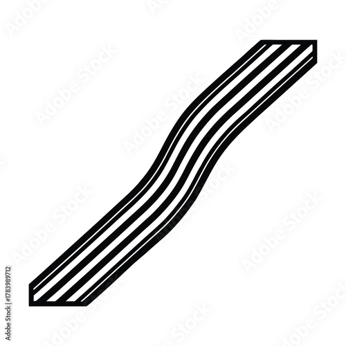 black and white arrow road 