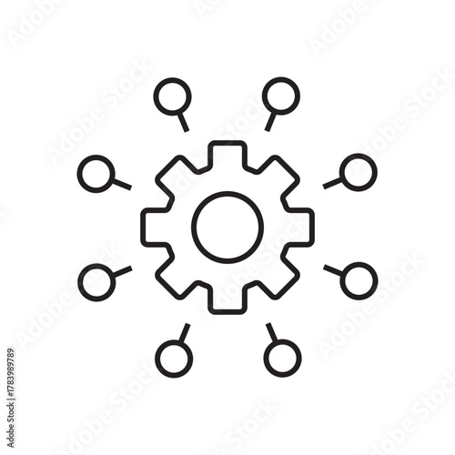 configuration. settings. configuration icons. repair. black and white icons. on a white background. vector. settings. fix the problem. find a solution. repair wizard.