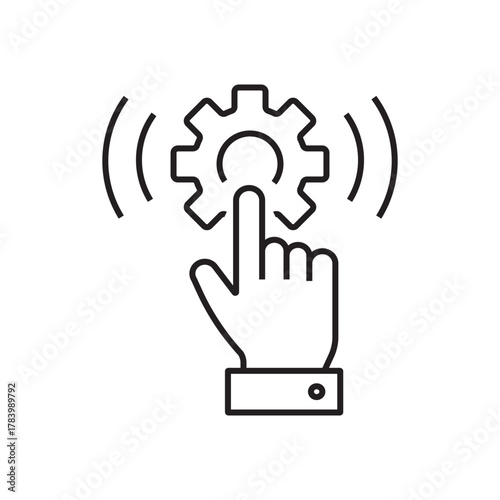 configuration. settings. configuration icons. repair. black and white icons. on a white background. vector. settings. fix the problem. find a solution. repair wizard.