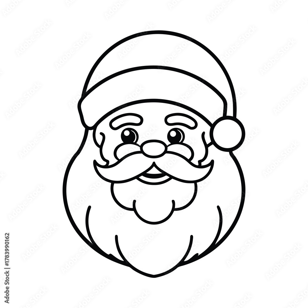 Obraz premium santa claus cartoon