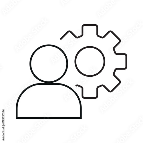 configuration. settings. configuration icons. repair. black and white icons. on a white background. vector. settings. fix the problem. find a solution. repair wizard.