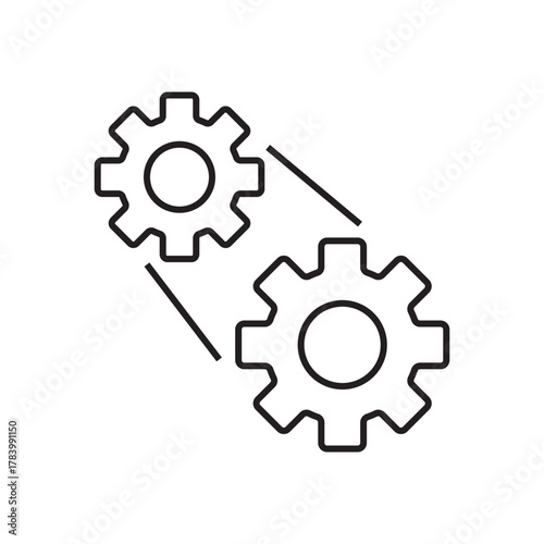 configuration. settings. configuration icons. repair. black and white icons. on a white background. vector. settings. fix the problem. find a solution. repair wizard.