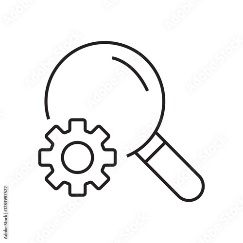 configuration. settings. configuration icons. repair. black and white icons. on a white background. vector. settings. fix the problem. find a solution. repair wizard.