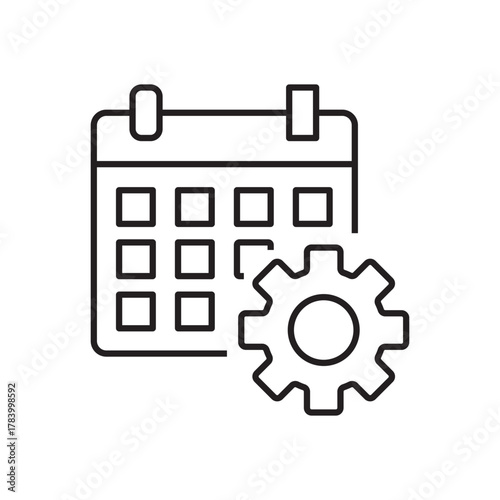 configuration. settings. configuration icons. repair. black and white icons. on a white background. vector. settings. fix the problem. find a solution. repair wizard.