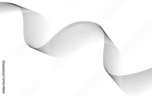 Abstract wavy lines pattern, creating a sense of movement and depth with its intricate design and subtle shading variations