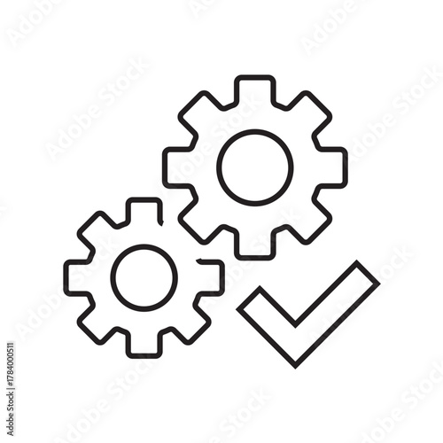 configuration. settings. configuration icons. repair. black and white icons. on a white background. vector. settings. fix the problem. find a solution. repair wizard.