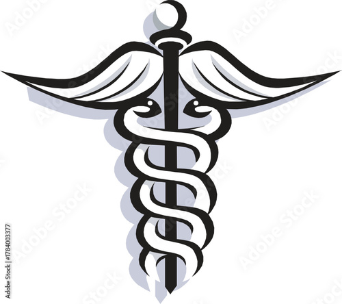 Caduceus medical symbol