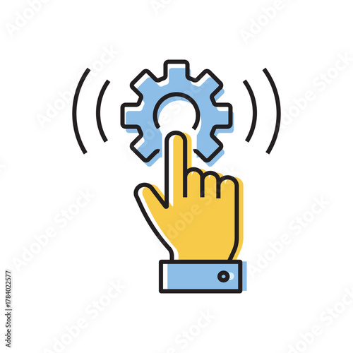 configuration. settings. configuration icons. repair. black and white icons. on a white background. vector. settings. fix the problem. find a solution. repair wizard.	