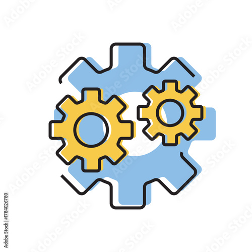 configuration. settings. configuration icons. repair. black and white icons. on a white background. vector. settings. fix the problem. find a solution. repair wizard.	