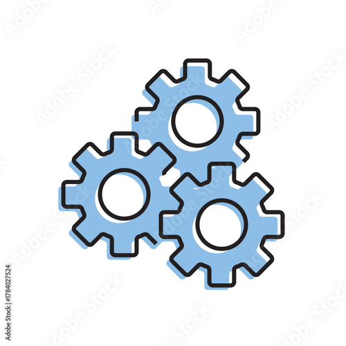 configuration. settings. configuration icons. repair. black and white icons. on a white background. vector. settings. fix the problem. find a solution. repair wizard.	