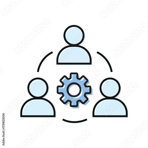 configuration. settings. configuration icons. repair. black and white icons. on a white background. vector. settings. fix the problem. find a solution. repair wizard.	