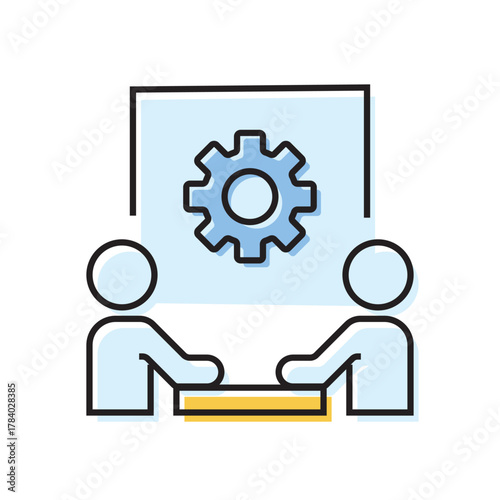 configuration. settings. configuration icons. repair. black and white icons. on a white background. vector. settings. fix the problem. find a solution. repair wizard.	