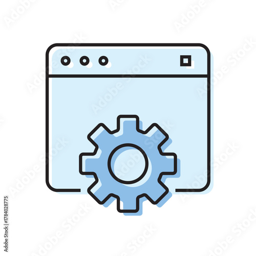 configuration. settings. configuration icons. repair. black and white icons. on a white background. vector. settings. fix the problem. find a solution. repair wizard.	