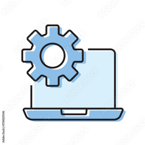configuration. settings. configuration icons. repair. black and white icons. on a white background. vector. settings. fix the problem. find a solution. repair wizard.	