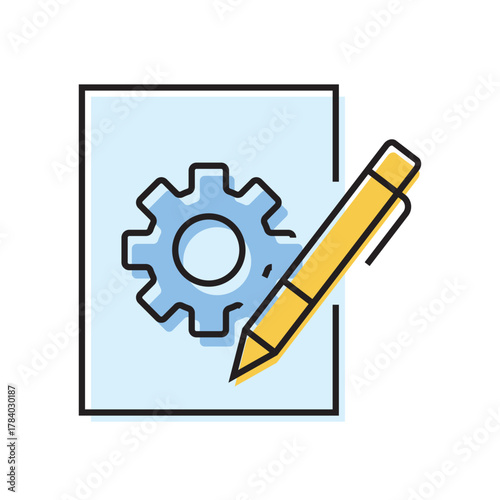 configuration. settings. configuration icons. repair. black and white icons. on a white background. vector. settings. fix the problem. find a solution. repair wizard.	