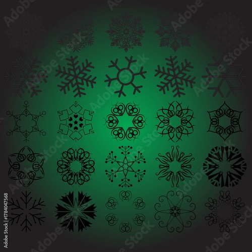 Snowflake Designs Winter Snowflake Patterns Frozen Snowflake Clipart Snowflake Icon Set Crystal Snowflake Illustrations Minimalist Snowflake Art Christmas Snowflake Graphics
