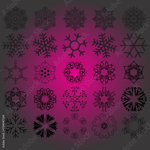 Snowflake Designs Winter Snowflake Patterns Frozen Snowflake Clipart Snowflake Icon Set Crystal Snowflake Illustrations Minimalist Snowflake Art Christmas Snowflake Graphics
