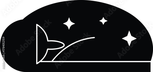 Deep Sleep Vector Icon