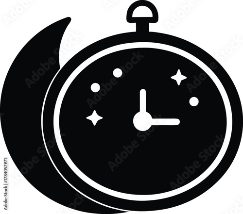 Sleep Timer Vector Icon
