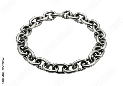 Wallpaper Mural Silver chain bracelet isolated on transparent background Torontodigital.ca