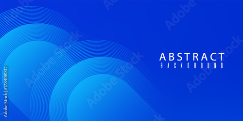 Modern background template with light blue and blue gradient, circle effect, suitable for background, wallpaper, home screen, theme. Modern trendy design