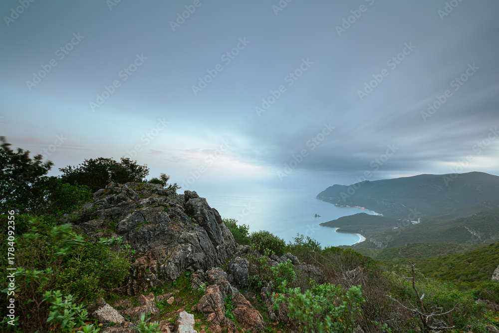 Fototapeta premium mountain landscape with clouds
