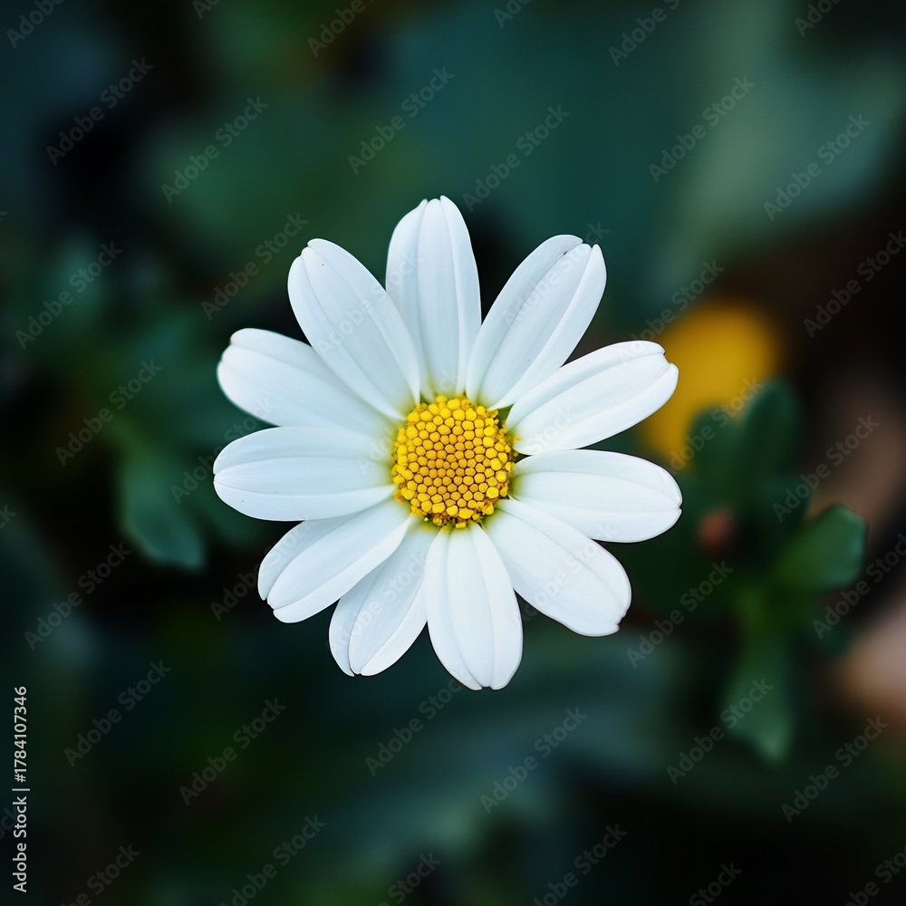 Fototapeta premium Close-up of a single white flower