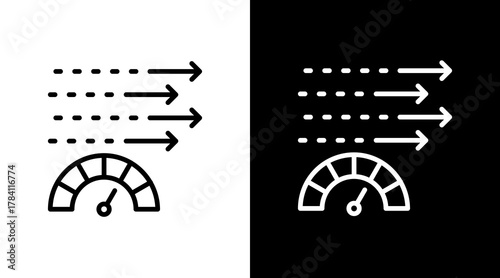 Velocity  White Icon Set Design