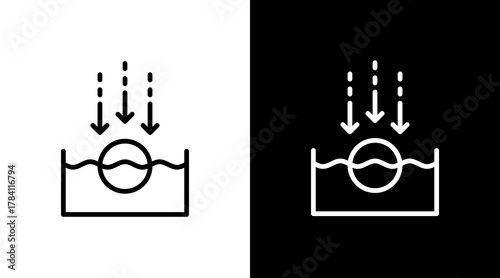 Submerge  White Icon Set Design