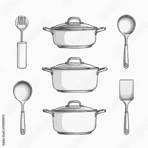 Kitchen Set Vector