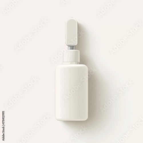 Silicone Bottle Stopper Concept Vector Design