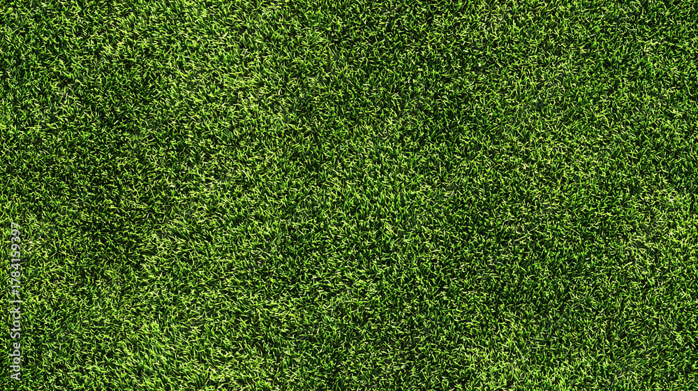 Obraz premium Vibrant green seamless pattern featuring lush grass texture