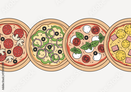 Pizza Variety A Delicious Collection of Toppings and Flavors