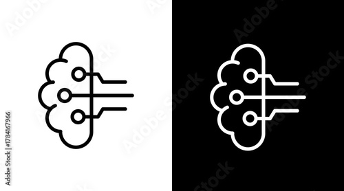 Cloud  White Icon Set Design